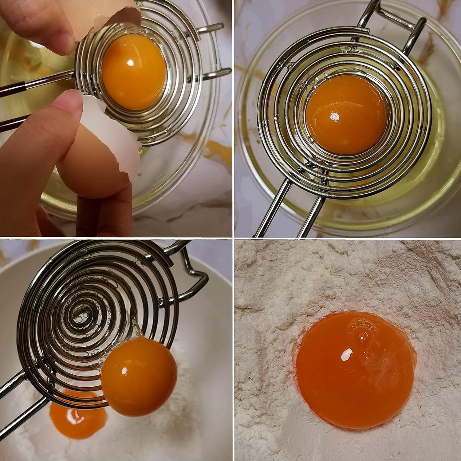 Separador de Yema y Clara de Huevo Nueva Prominente Rojo