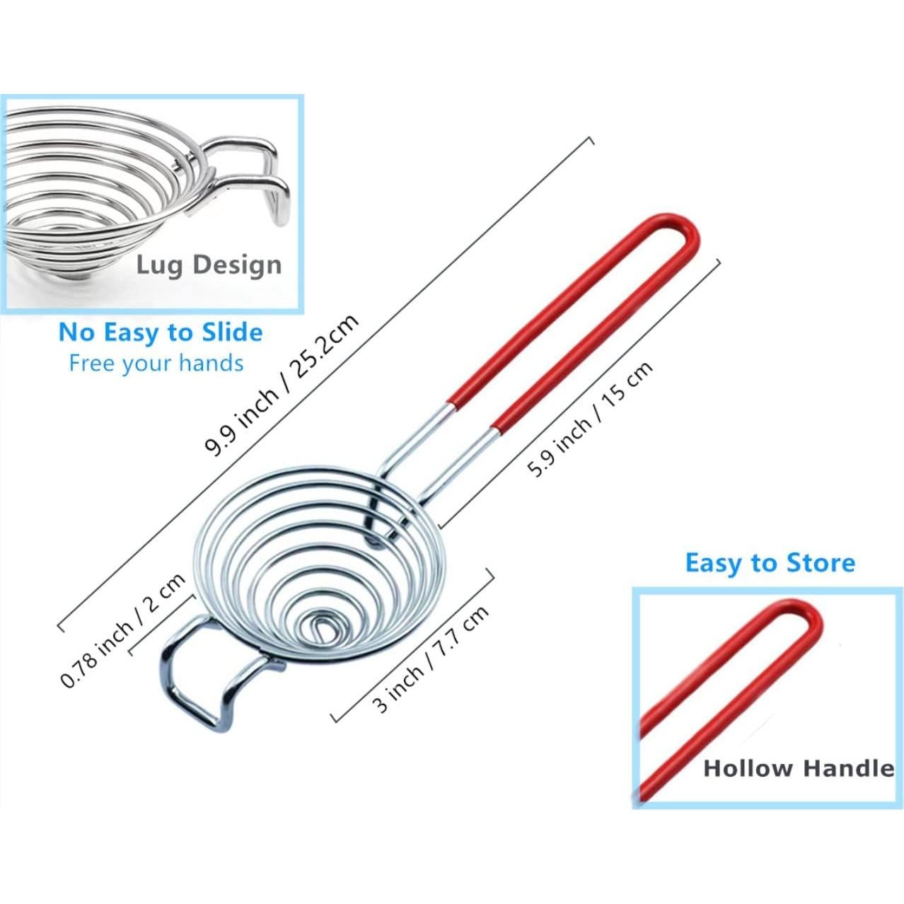 Separador de Yema y Clara de Huevo Nueva Prominente Rojo