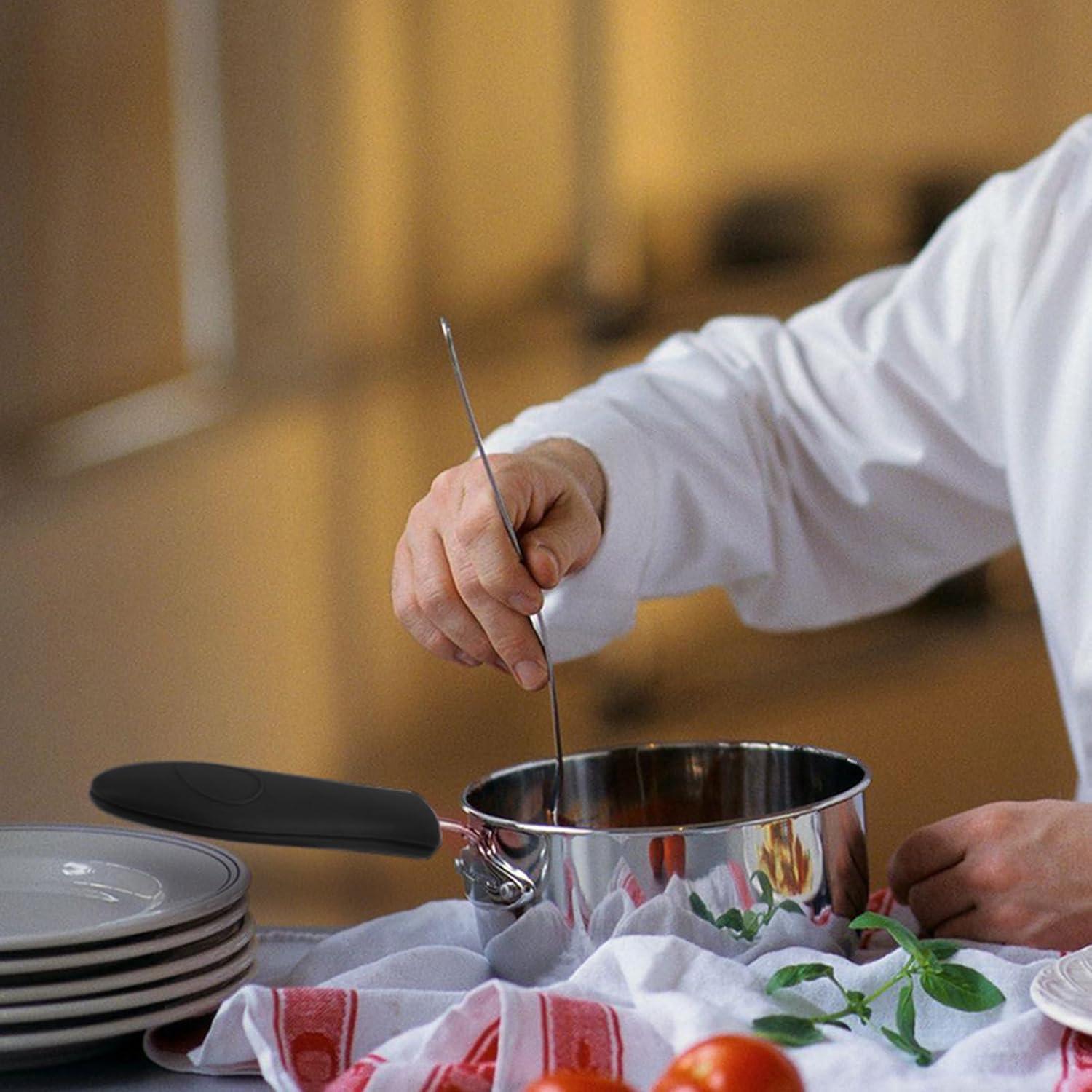 Paquete de 2 fundas de mango de silicona Huakaile - Resistentes al calor