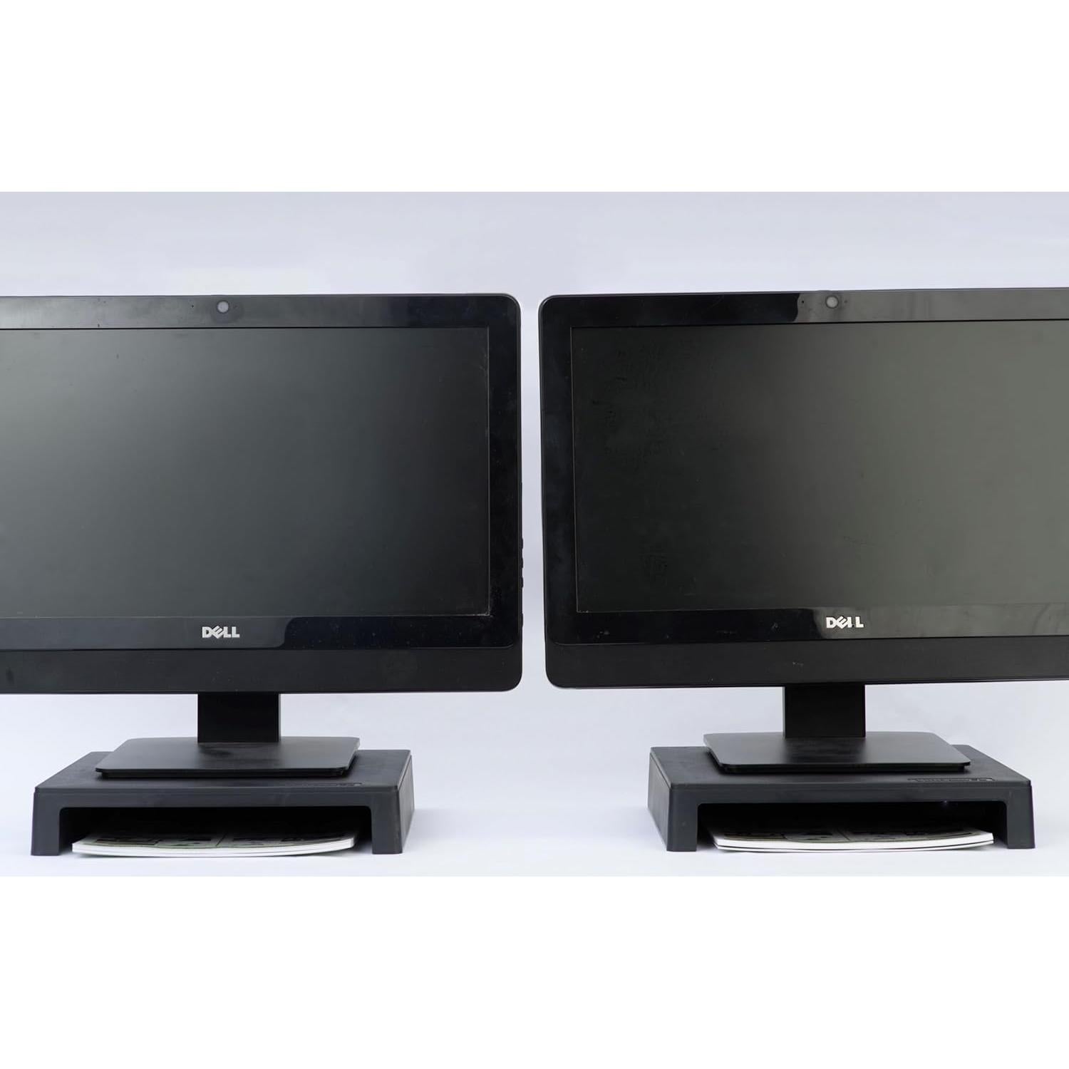 Soporte apilable para monitor VuRyser 2 VUR 4855 - Negro - 2 unidades