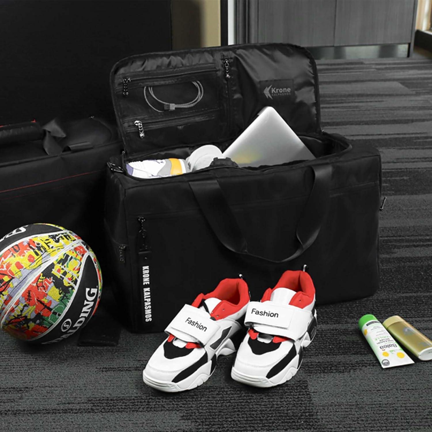 Bolsa de Zapatillas Krone Kalpasmos Negra con 3 Divisores