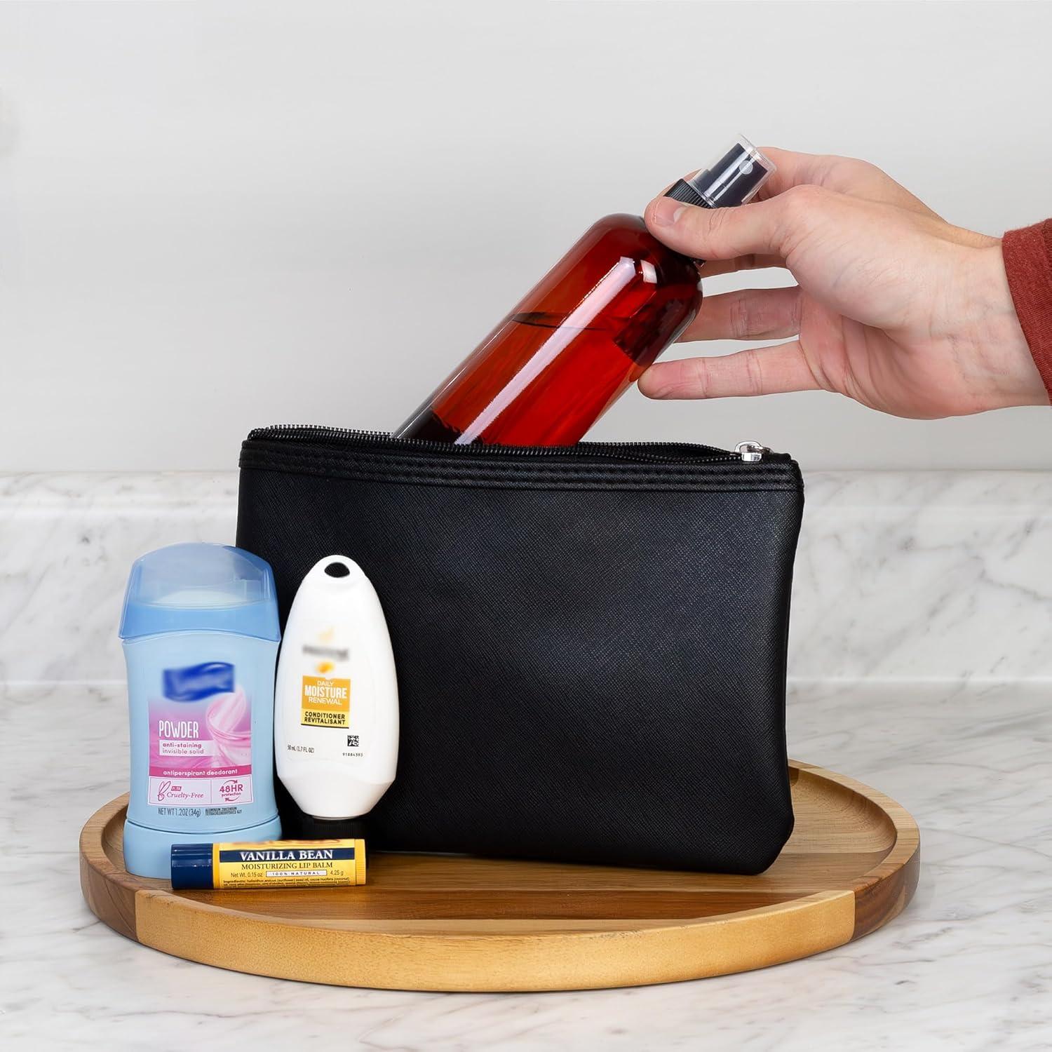 Botellas de Spray Plástico Ámbar 8oz Cornucopia - Paquete 6