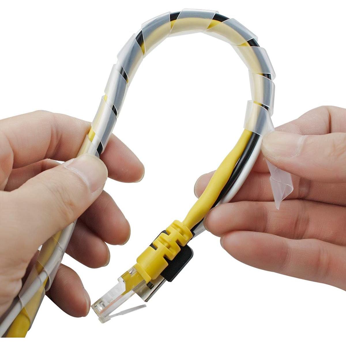 Envoltura Espiral para Cables XHF 4mm - Organizador Eléctrico