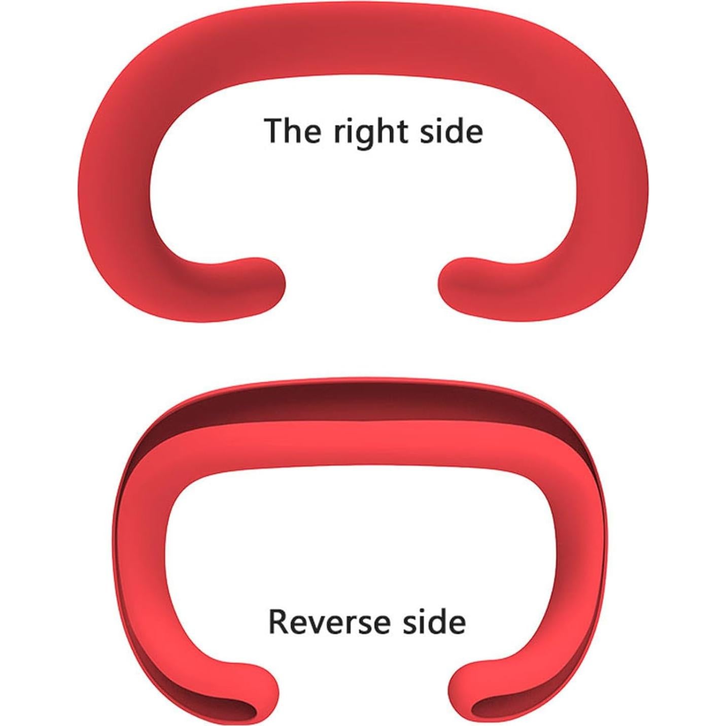 Almohadilla Facial de Silicona NUHFUFA para Vision Pro - Negro