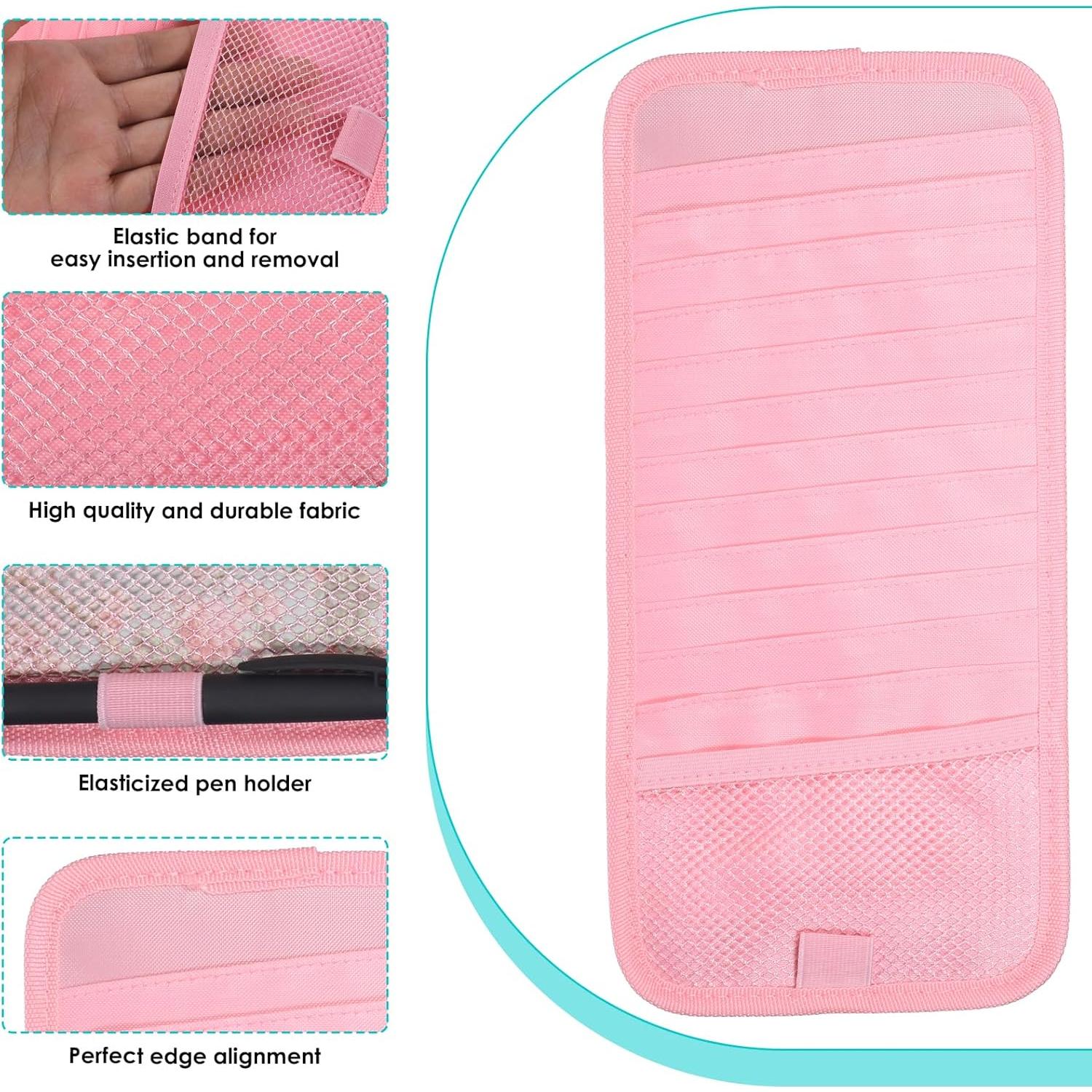 Soporte de CD para Visera de Coche Trinkrittey Rosa 12 Fundas