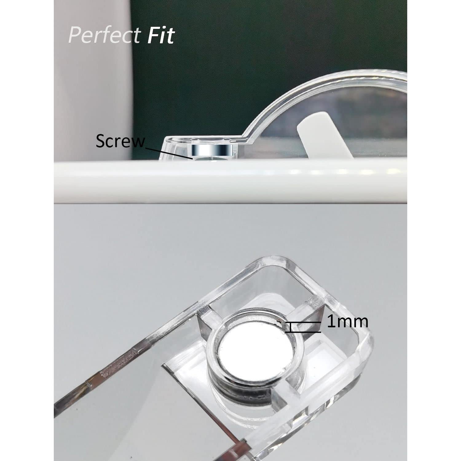 Cubierta Magnética para Interruptor ILIVABLE - Transparente, 2 Piezas