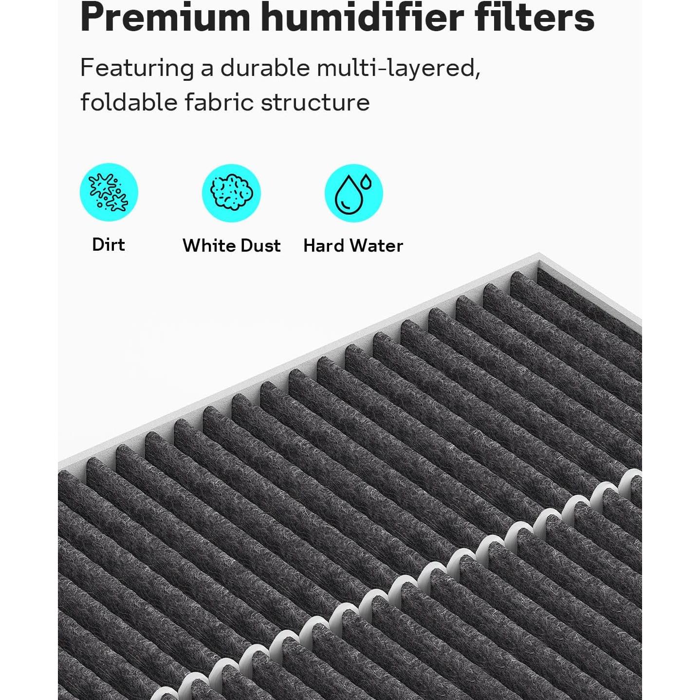 Filtros de Reemplazo Leemone 8 Paquetes para Humidificador 6000S