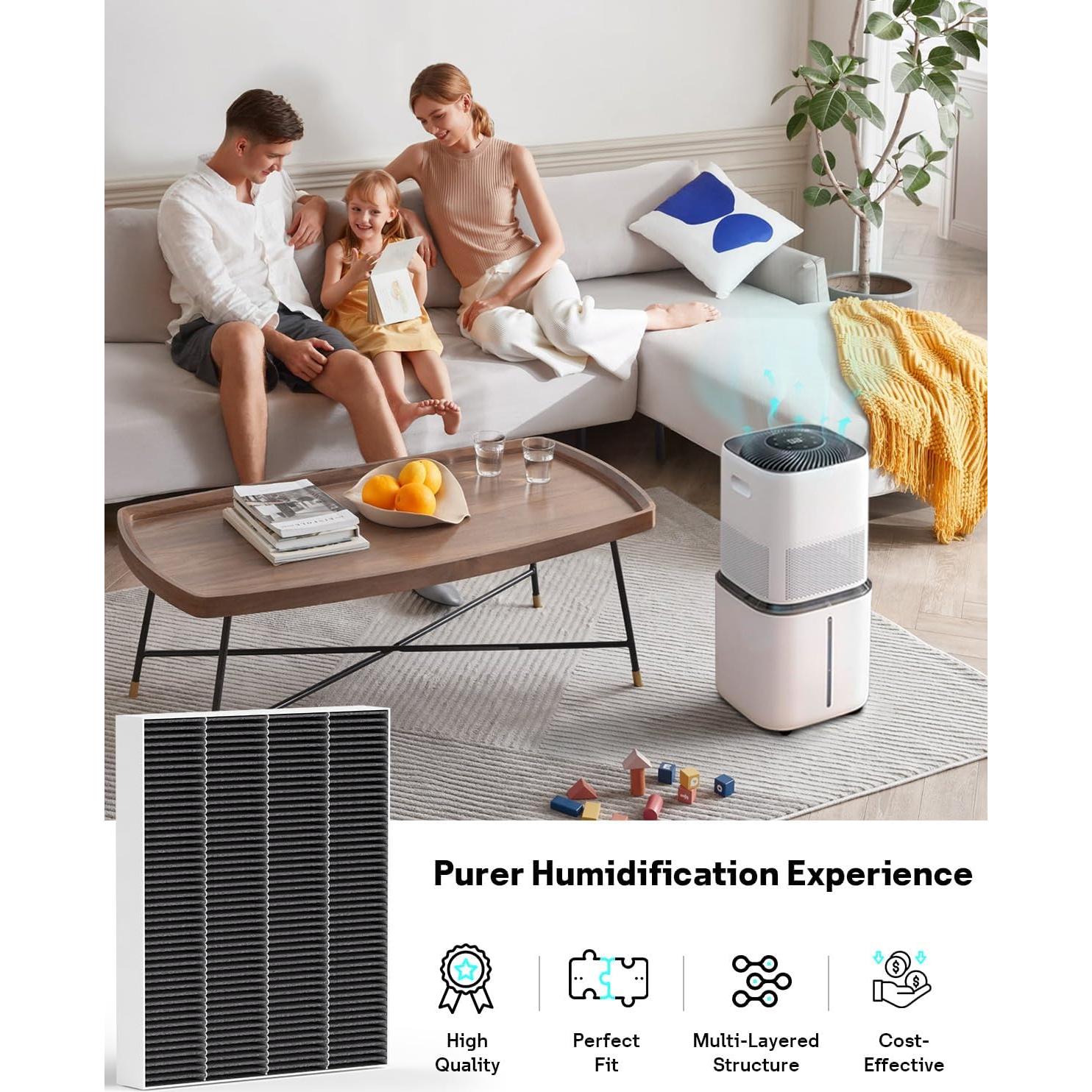 Filtros de Reemplazo Leemone 8 Paquetes para Humidificador 6000S