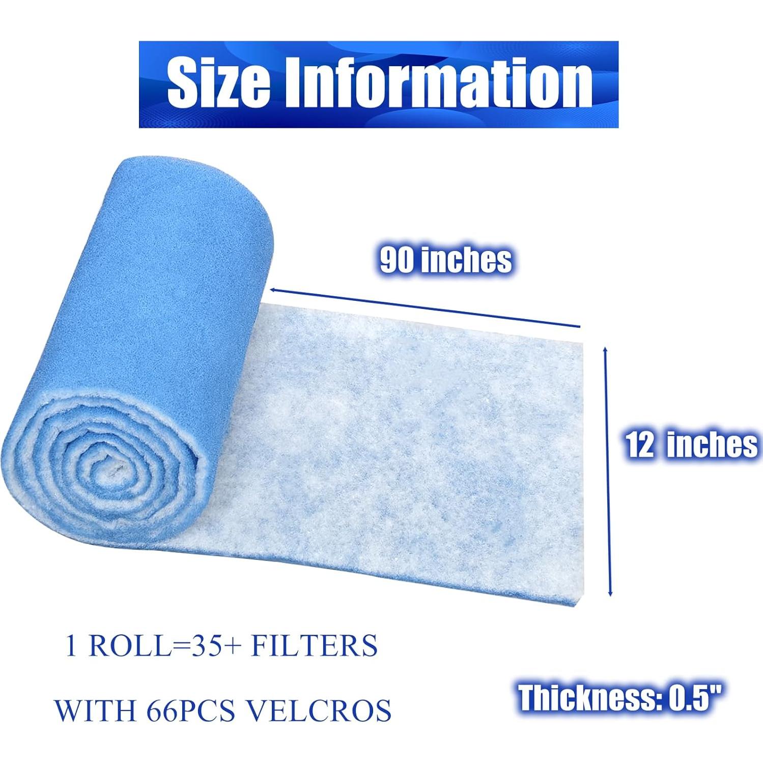 Filtro de Ventilación SUCOHANS 30.48x228.6 cm MERV 8 con Velcros