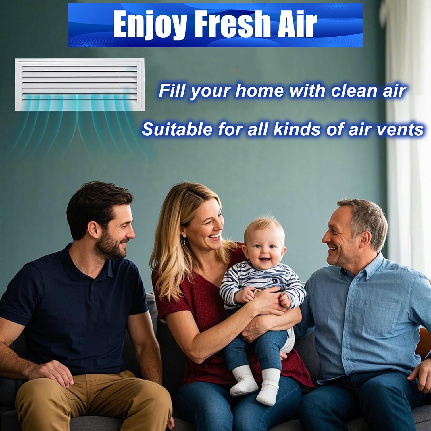 Filtro de Ventilación SUCOHANS 30.48x228.6 cm MERV 8 con Velcros