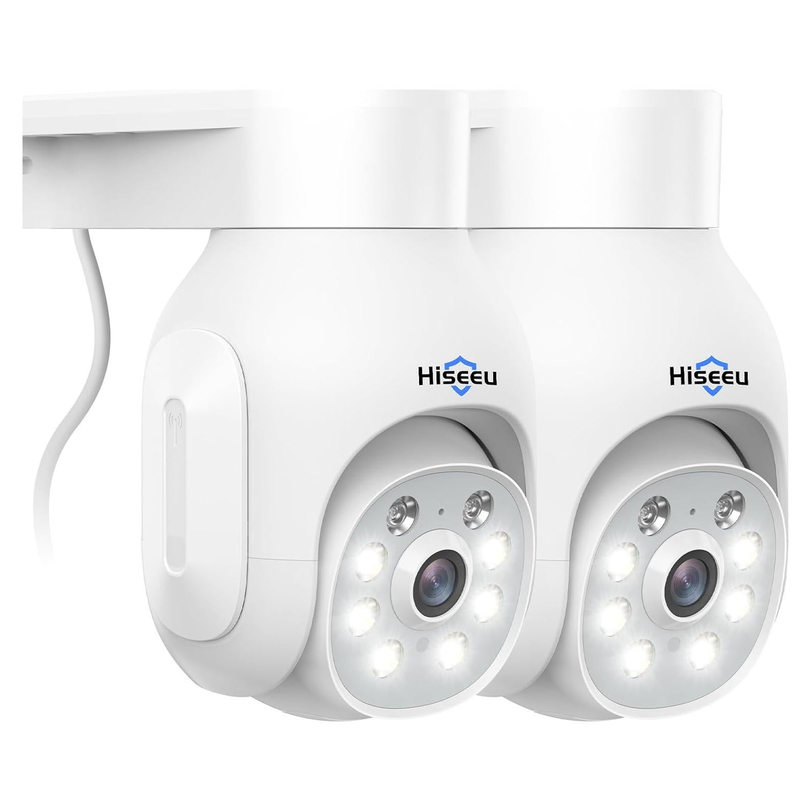 Cámara de Seguridad Inalámbrica Hiseeu 3MP Exterior WiFi