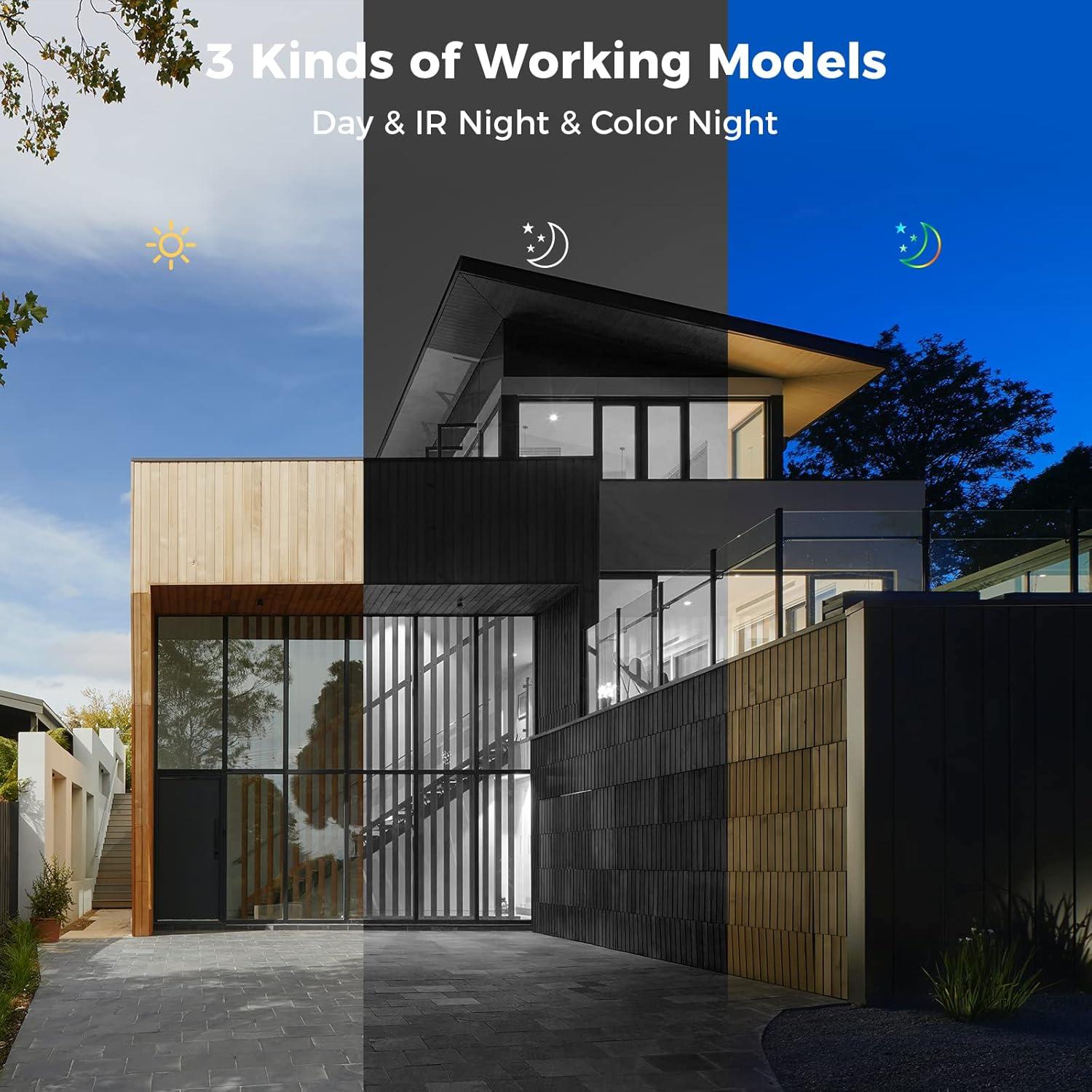 Cámara de Seguridad Inalámbrica Hiseeu 3MP Exterior WiFi