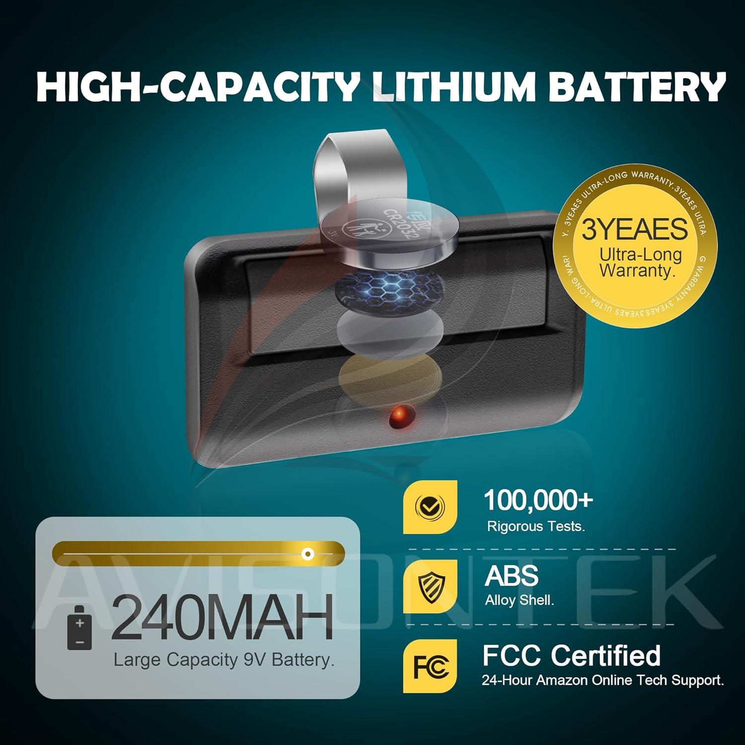 Control Remoto de Garaje Chamberlain 950ESTD 3 Unidades