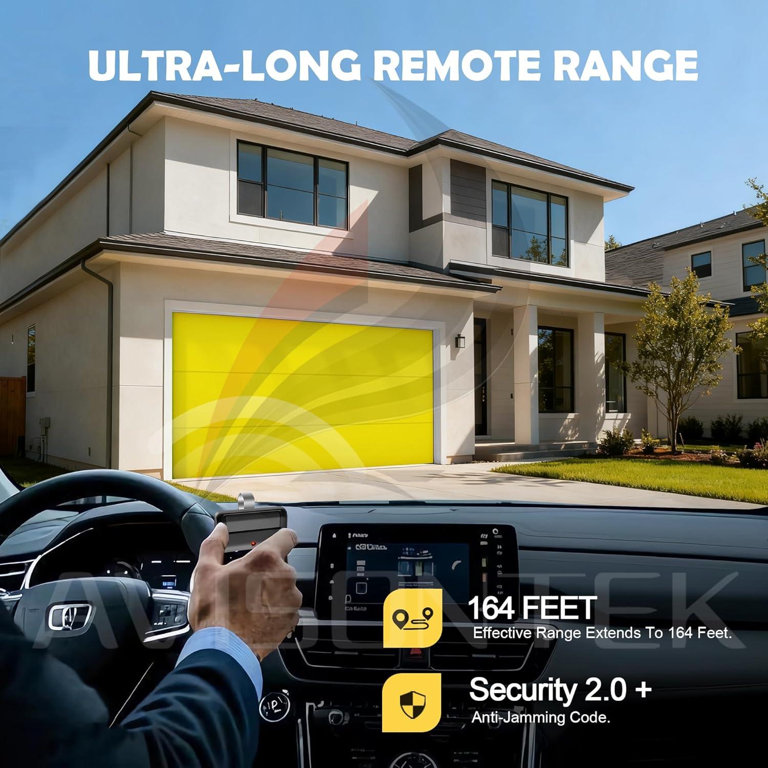 Control Remoto de Garaje Chamberlain 950ESTD 3 Unidades