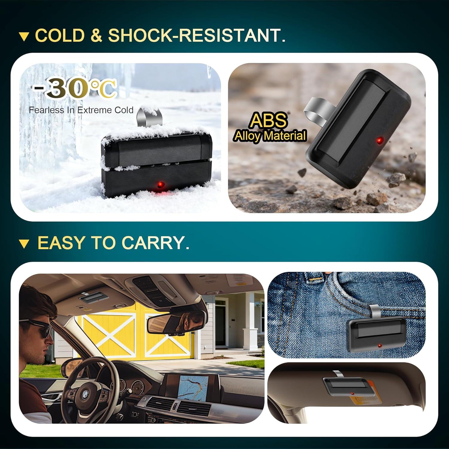 Control Remoto de Garaje Chamberlain 950ESTD 3 Unidades