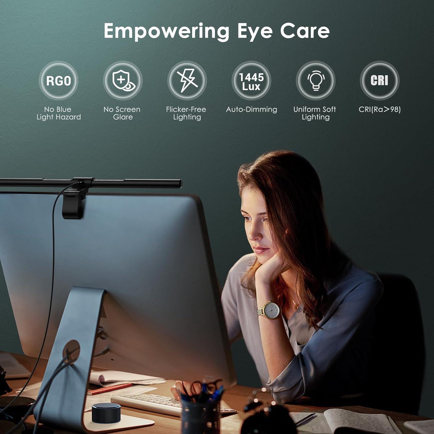 Barra de Luz para Monitor Quntis 20" con Control Remoto