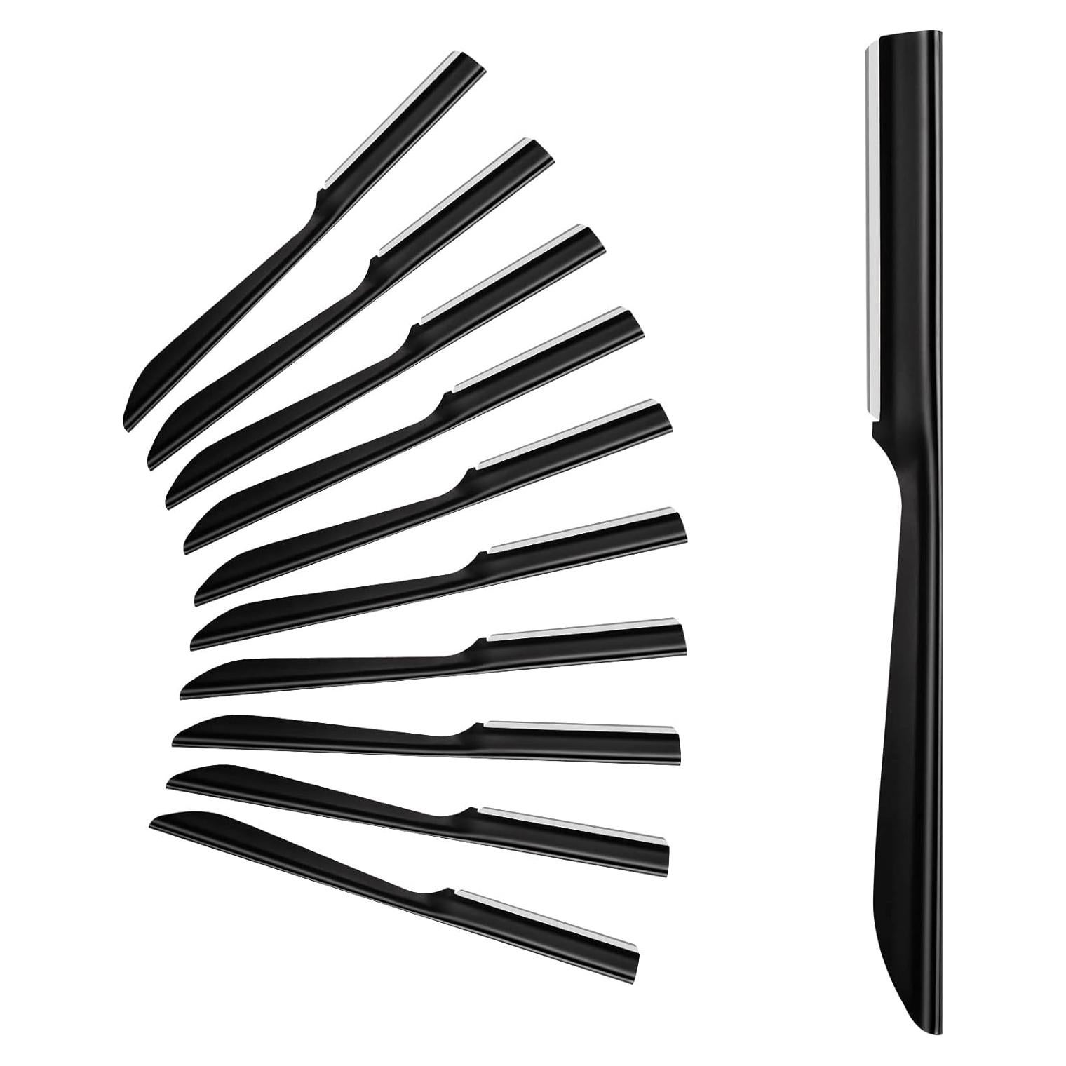 Rasuradora Facial de Cejas S.T. Friends - 10 Piezas, Acero Inoxidable