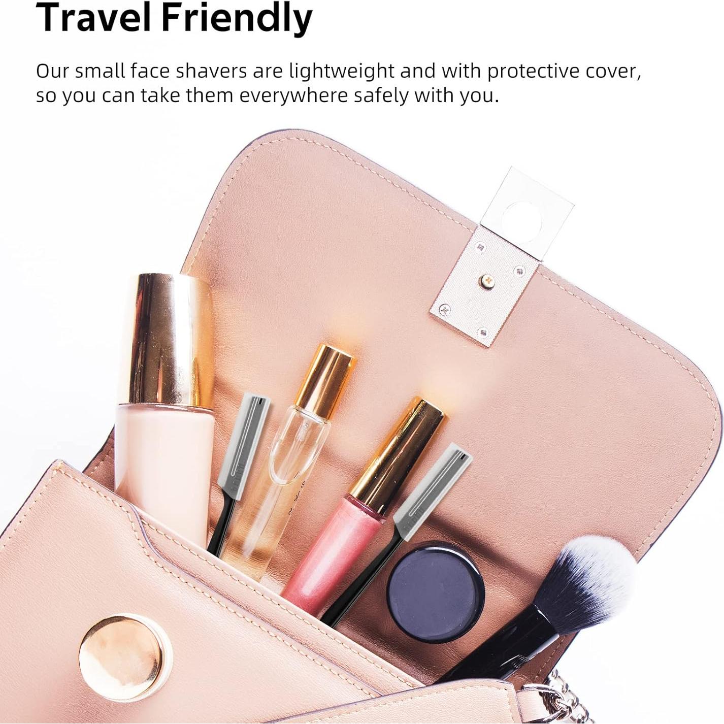 Rasuradora Facial de Cejas S.T. Friends - 10 Piezas, Acero Inoxidable