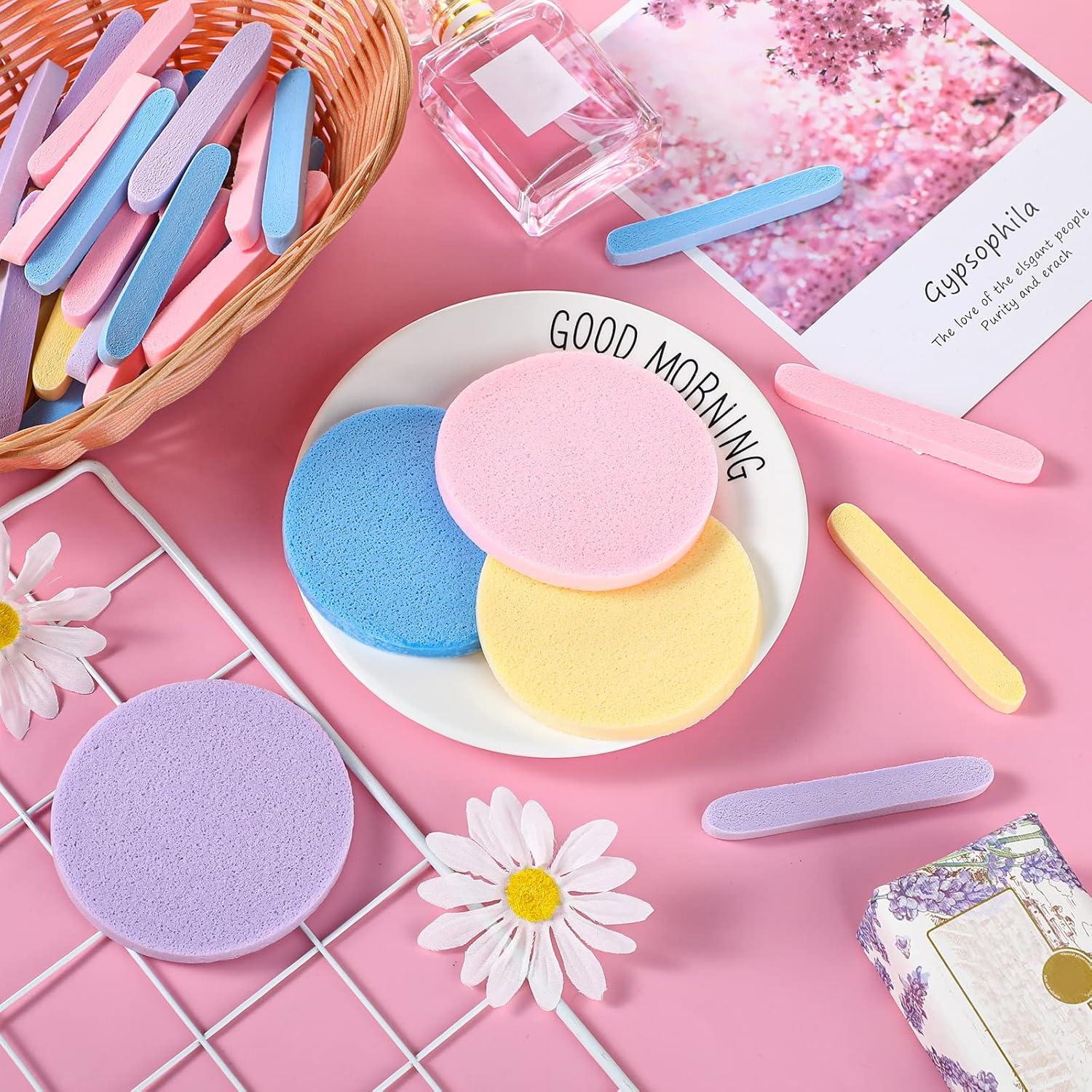 Esponjas Faciales Comprimidas Nuogo 480 Piezas PVA Multi Color