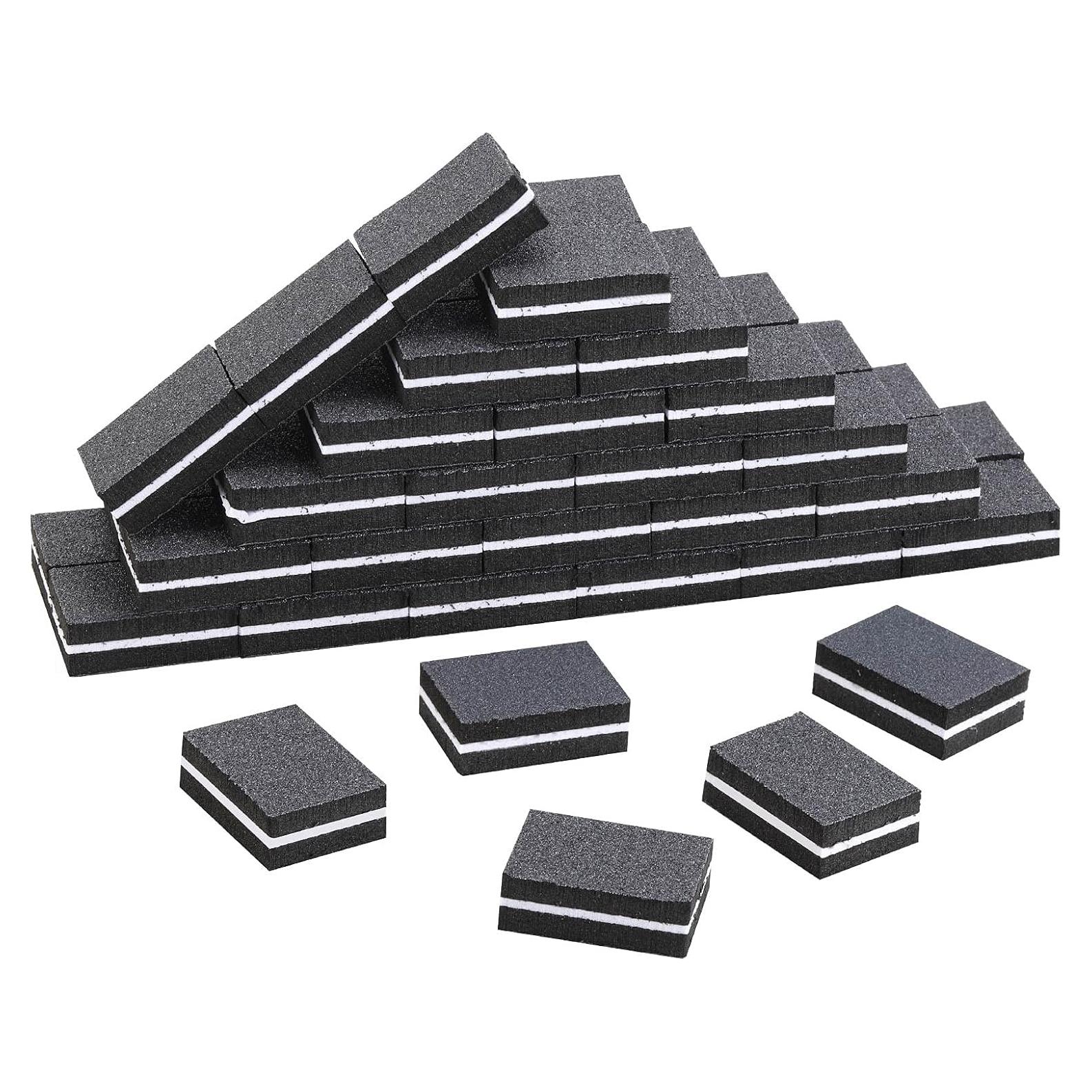 50 Piezas Mini Pulidores para Uñas 100/180 Grano acDesign