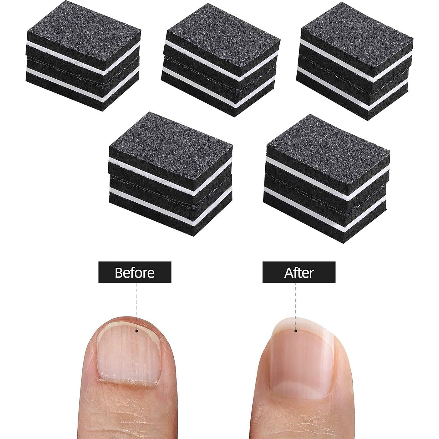 50 Piezas Mini Pulidores para Uñas 100/180 Grano acDesign