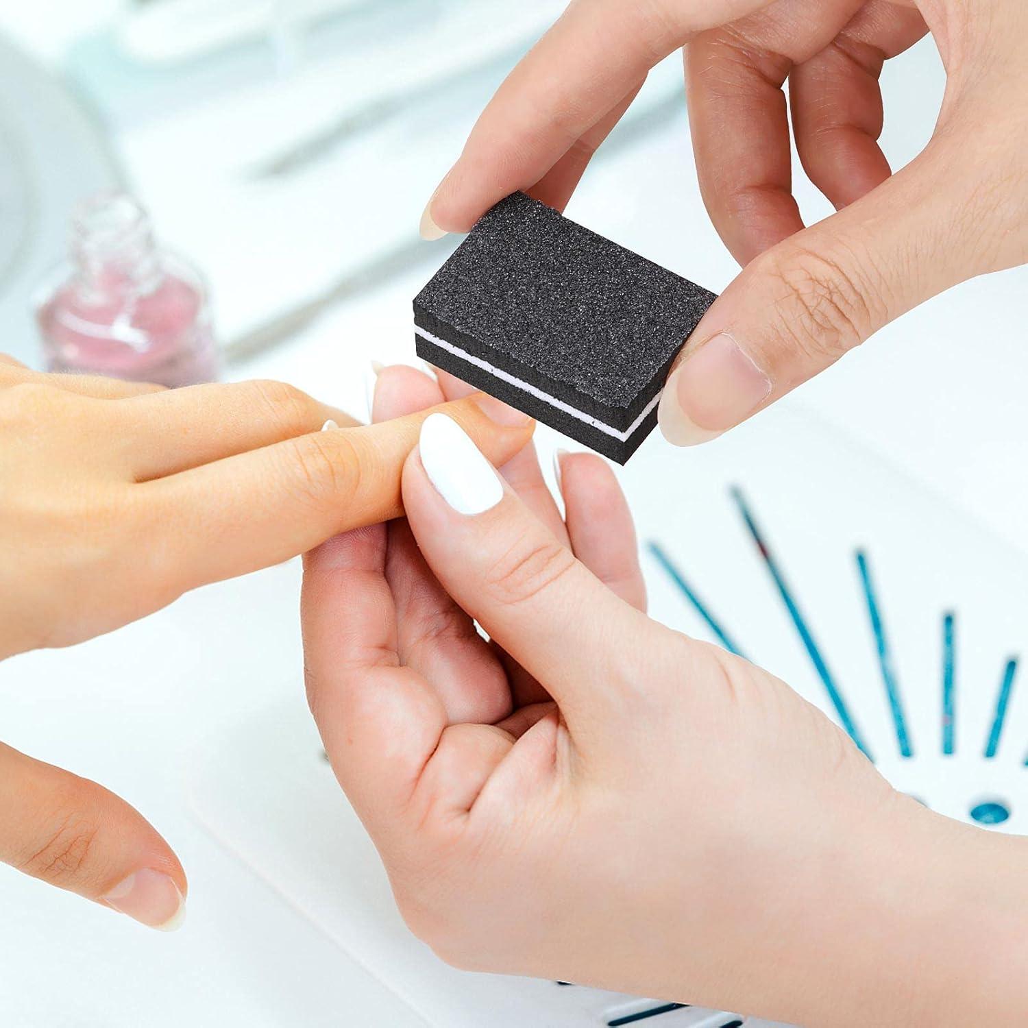 50 Piezas Mini Pulidores para Uñas 100/180 Grano acDesign
