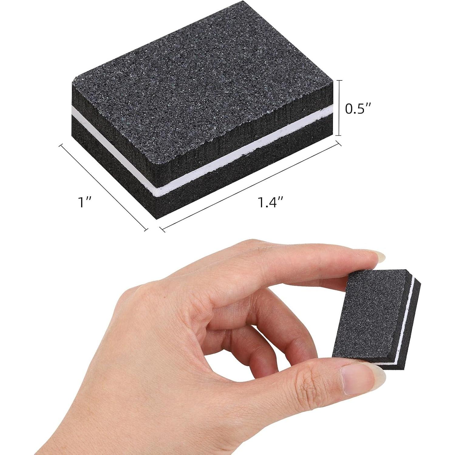 50 Piezas Mini Pulidores para Uñas 100/180 Grano acDesign