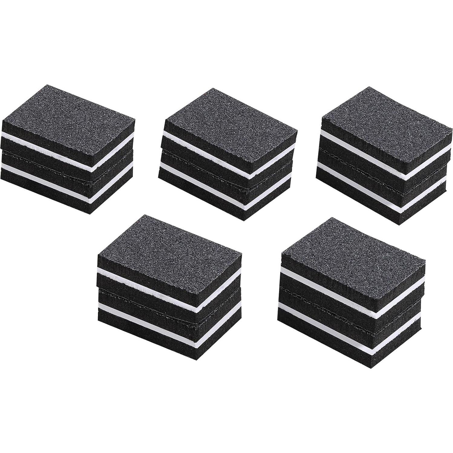 50 Piezas Mini Pulidores para Uñas 100/180 Grano acDesign