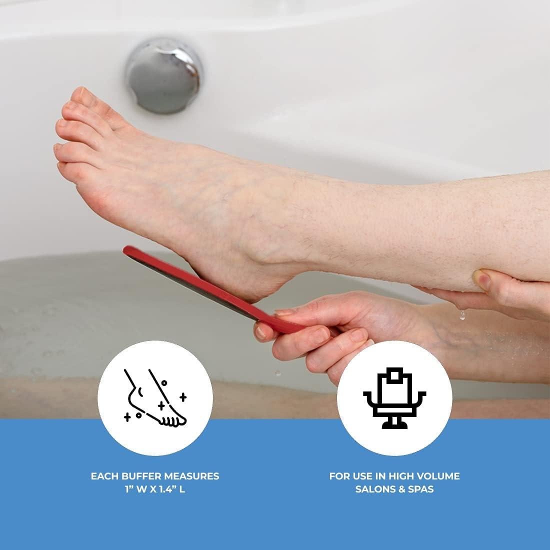 Lima de pies ForPro Red Panda 60/100 grano 26.67 cm