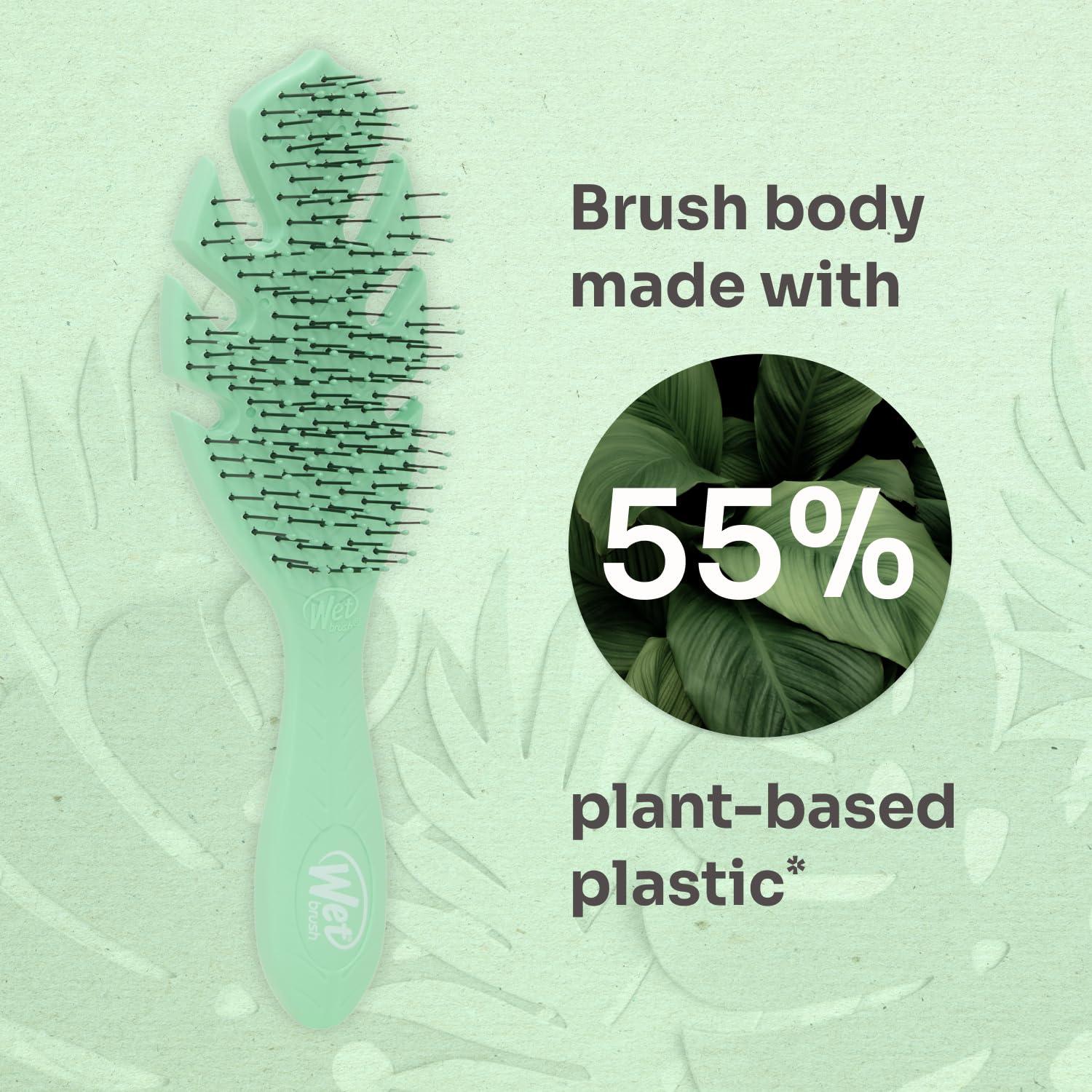 Desenredante Go Green WetBrush Verde - Cuerpo Vegetal 1 Cuenta