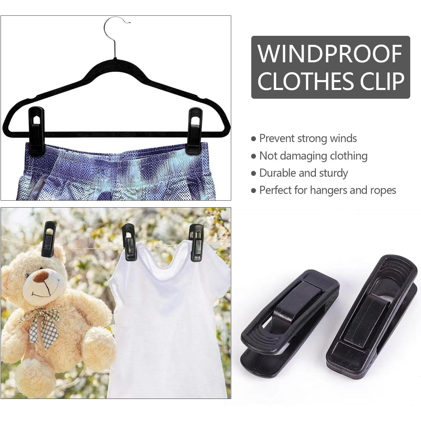 Clips de Plástico para Perchas ICSTM - Paquete de 20 Unidades