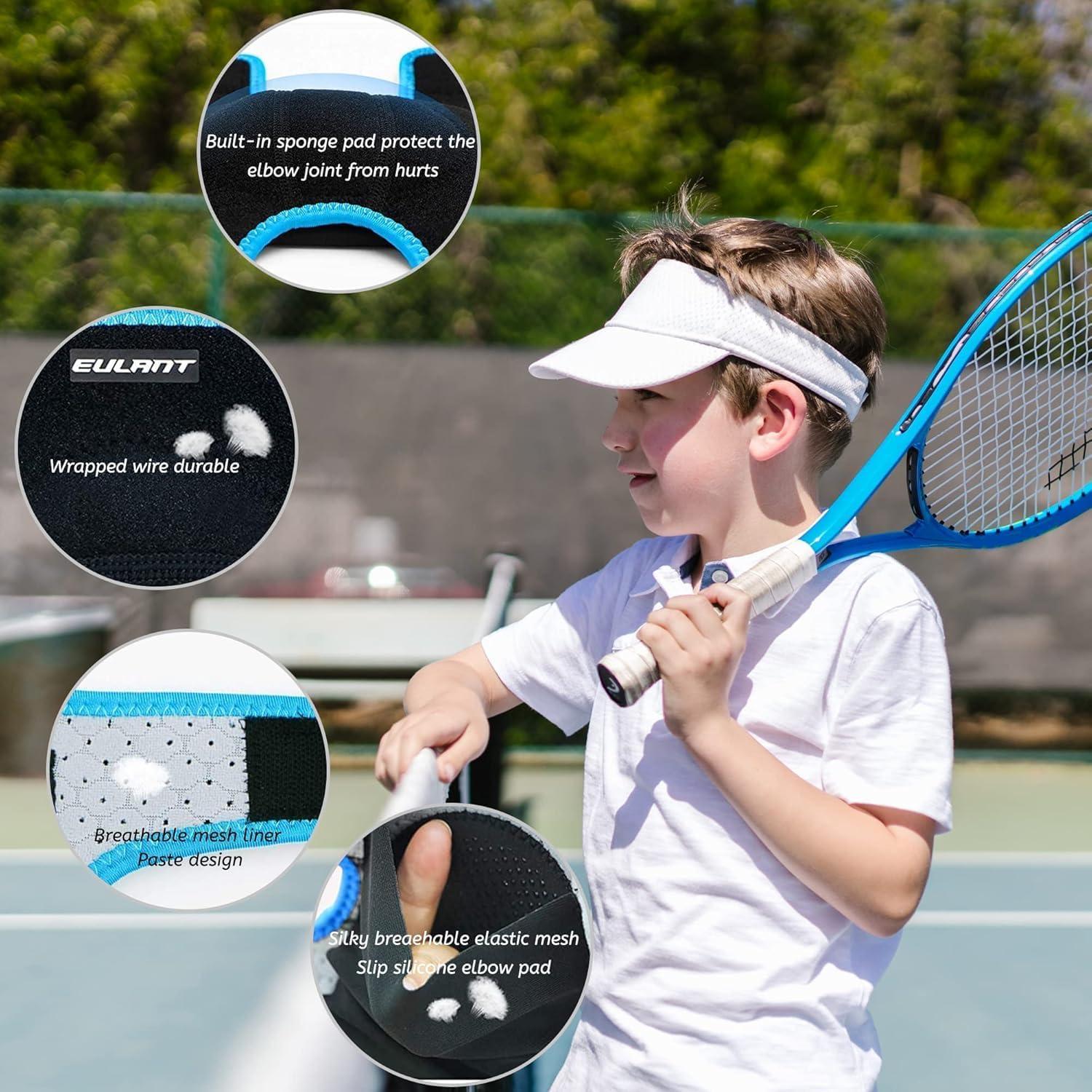 Almohadillas para Codos EULANT Niños Ajustables Negro S