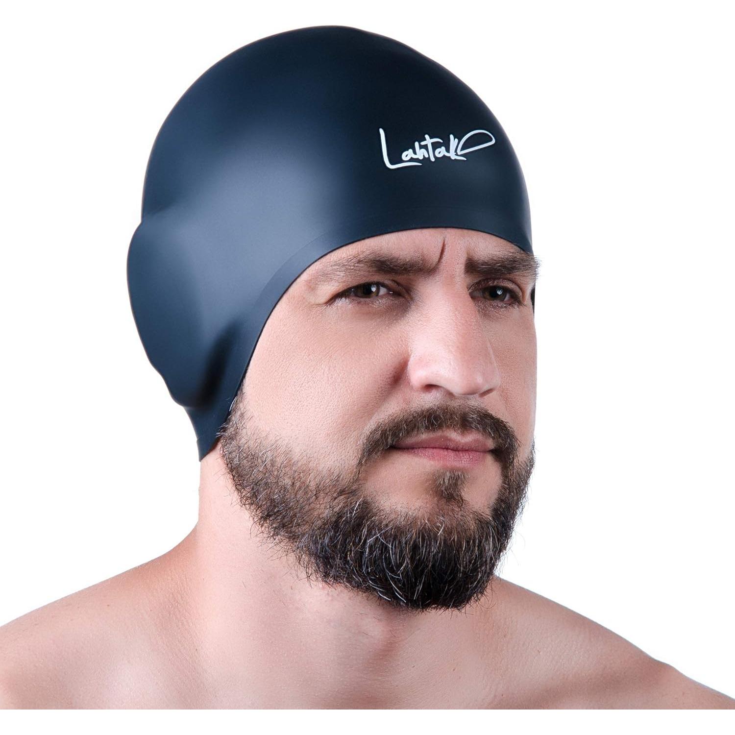 Gorro de Natación 3D Lahtak - Silicona Impermeable Unisex