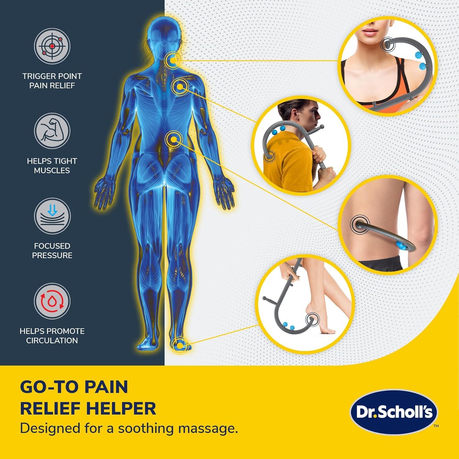 Cano de Masaje Corporal Dr. Scholl con 8 Puntos de Presión