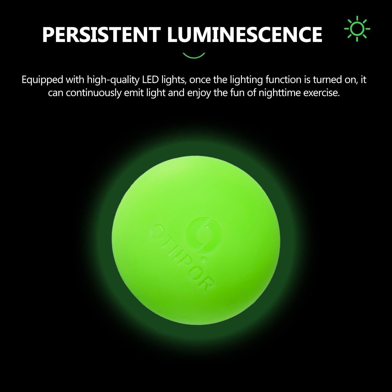 Rebotador de Lacrosse OTIIPOR con Pelotas LED Brillantes