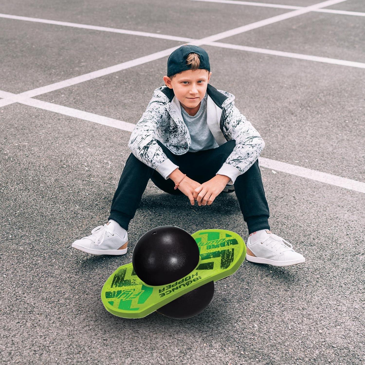 Pogo Ball New Bounce Verde - Saltador para Niños 7-10 Años