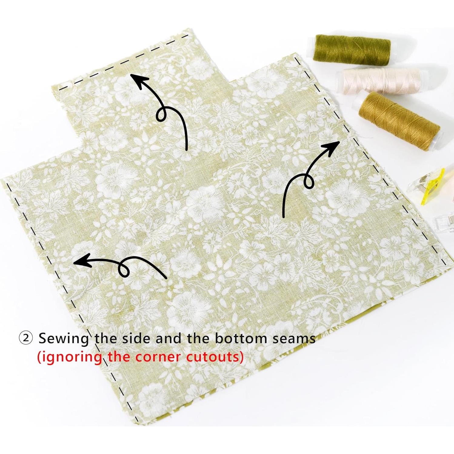 Set de Plantillas para Hacer Bolsas UPTTHOW - 3 Piezas Acrílico