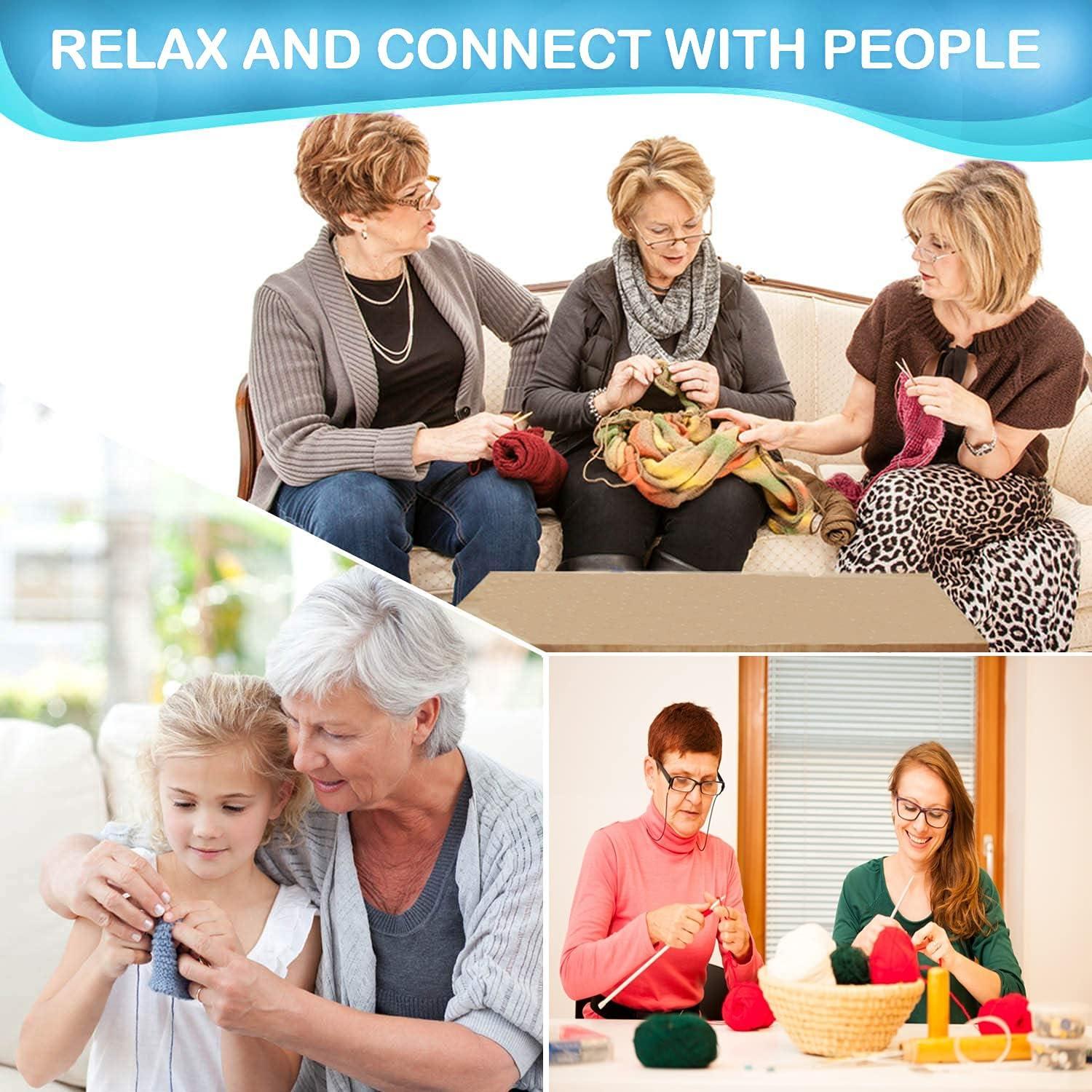 Juego de Ganchillos Ergonómicos Weabetfu 2-6mm Silicona Negra