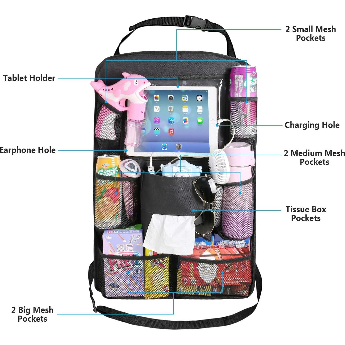 Organizador de Asiento Trasero Reserwa con Soporte para Tableta