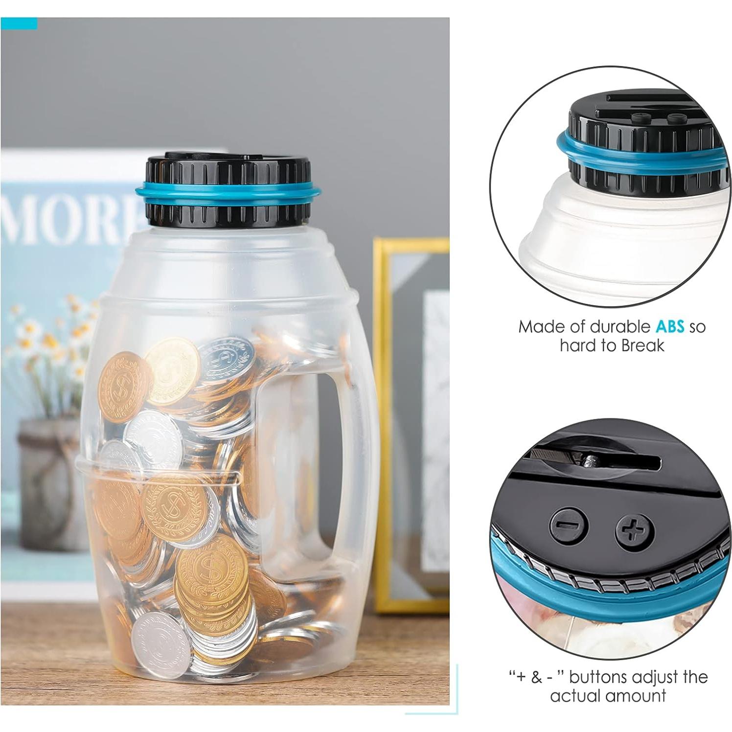 Hucha Digital Vcertcpl X-Large 2.8L con Contador LCD Azul