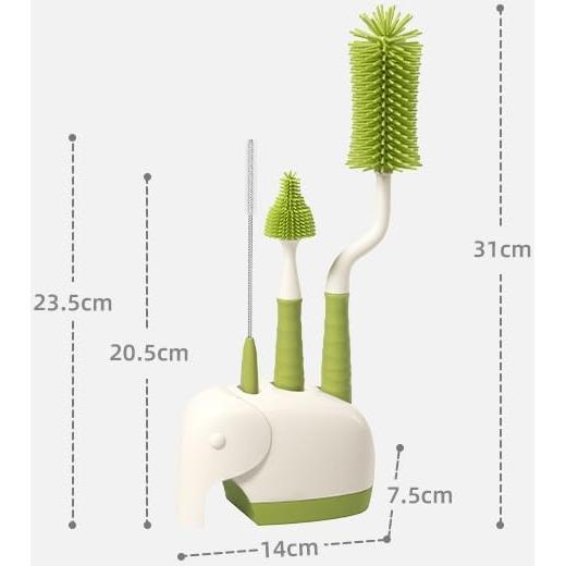 Juego de Cepillos de Limpieza para Botellas Bebé Genérico 4 en 1