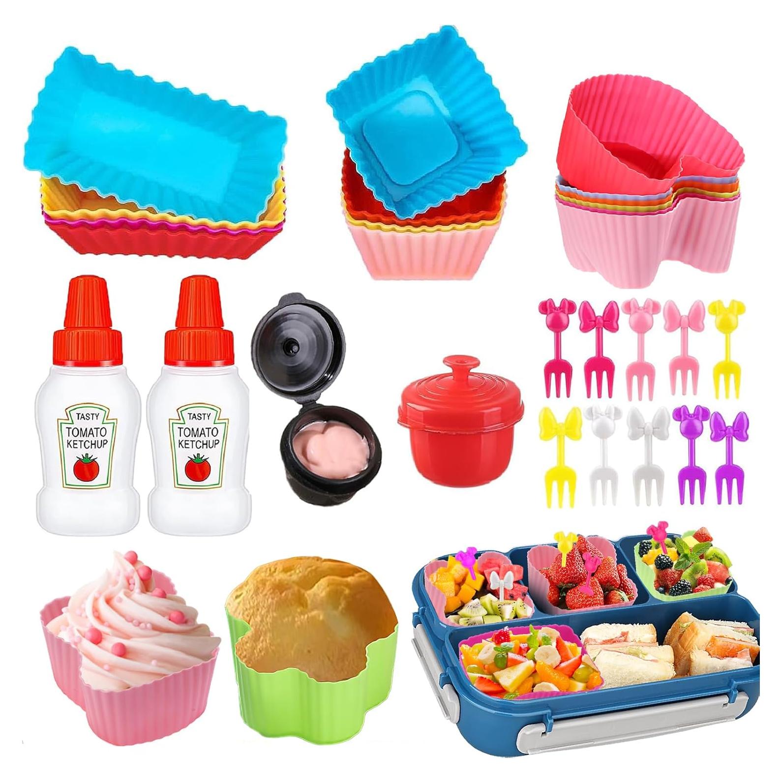Conjunto de 32 Accesorios para Bento Box Escolar WXOIEOD