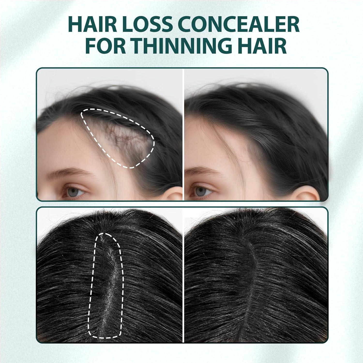 Polvo Corrector de Color Raíz Farndu 12g Negro - 2 Recargas