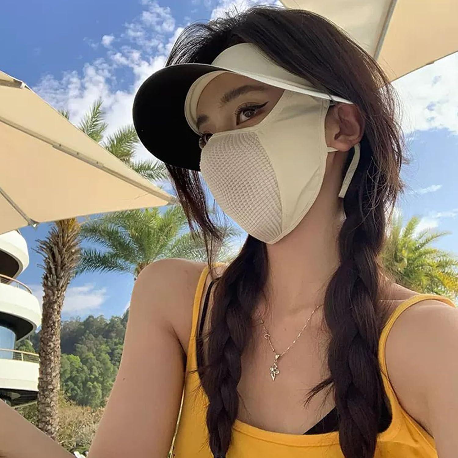 Máscara de Protección Solar Unisex UPF 50+ para Rostro
