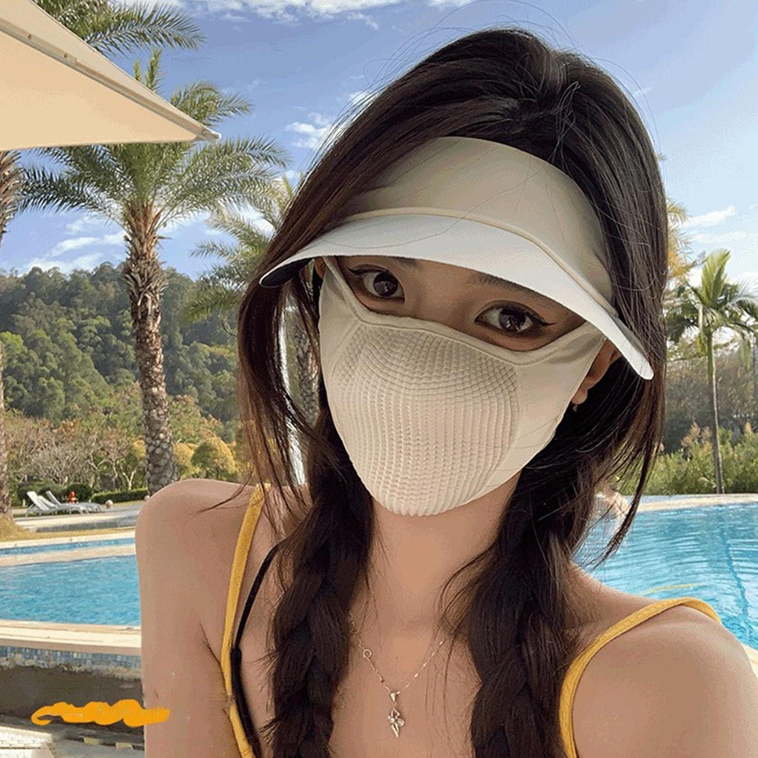 Máscara de Protección Solar Unisex UPF 50+ para Rostro