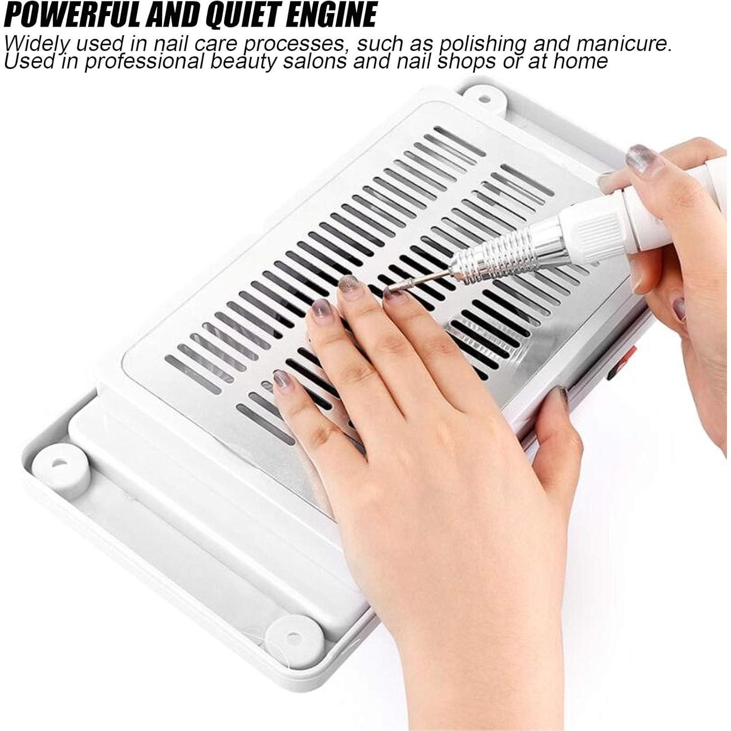 Colector de Polvo de Uñas Brrnoo 6W Silencioso para Manicura