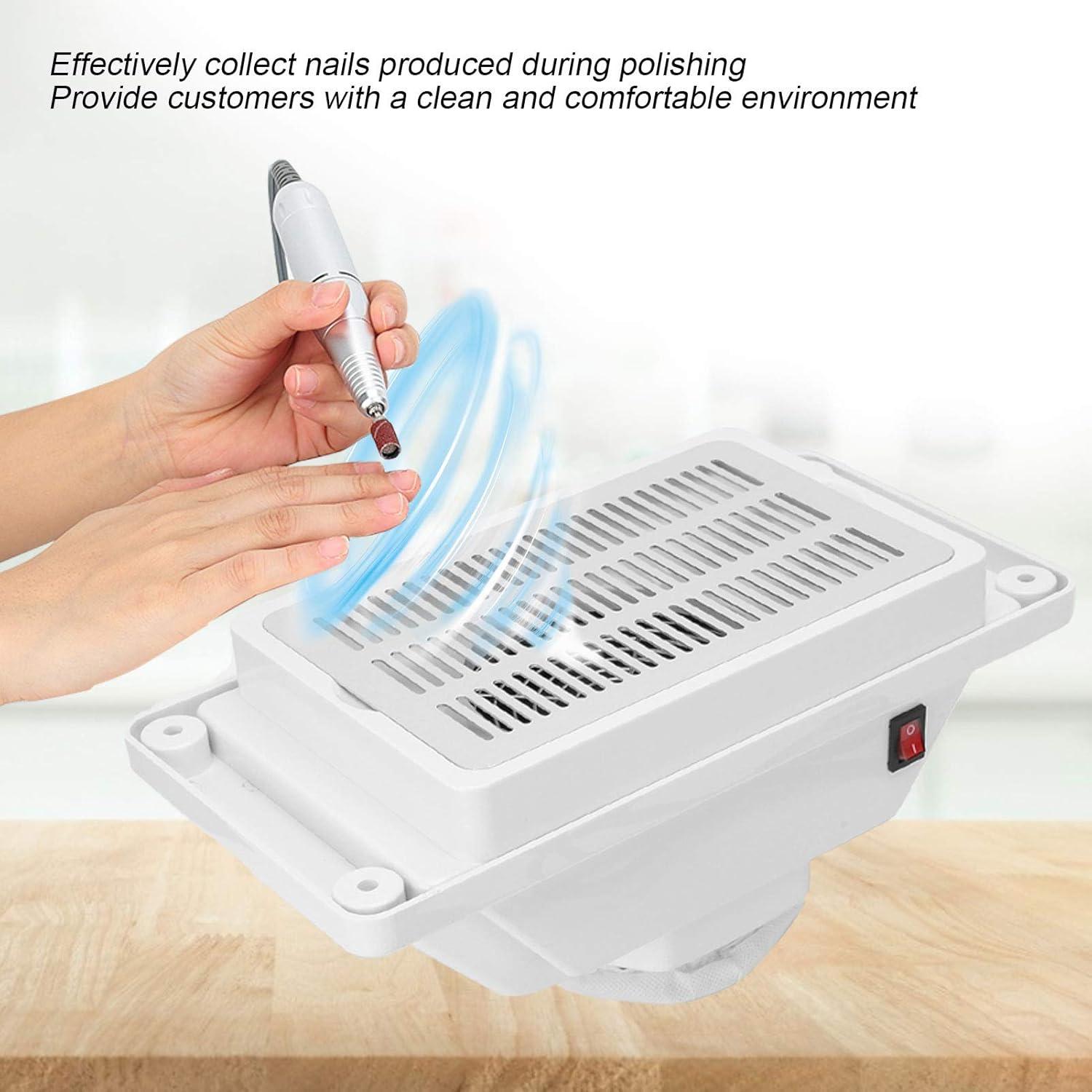 Colector de Polvo de Uñas Brrnoo 6W Silencioso para Manicura