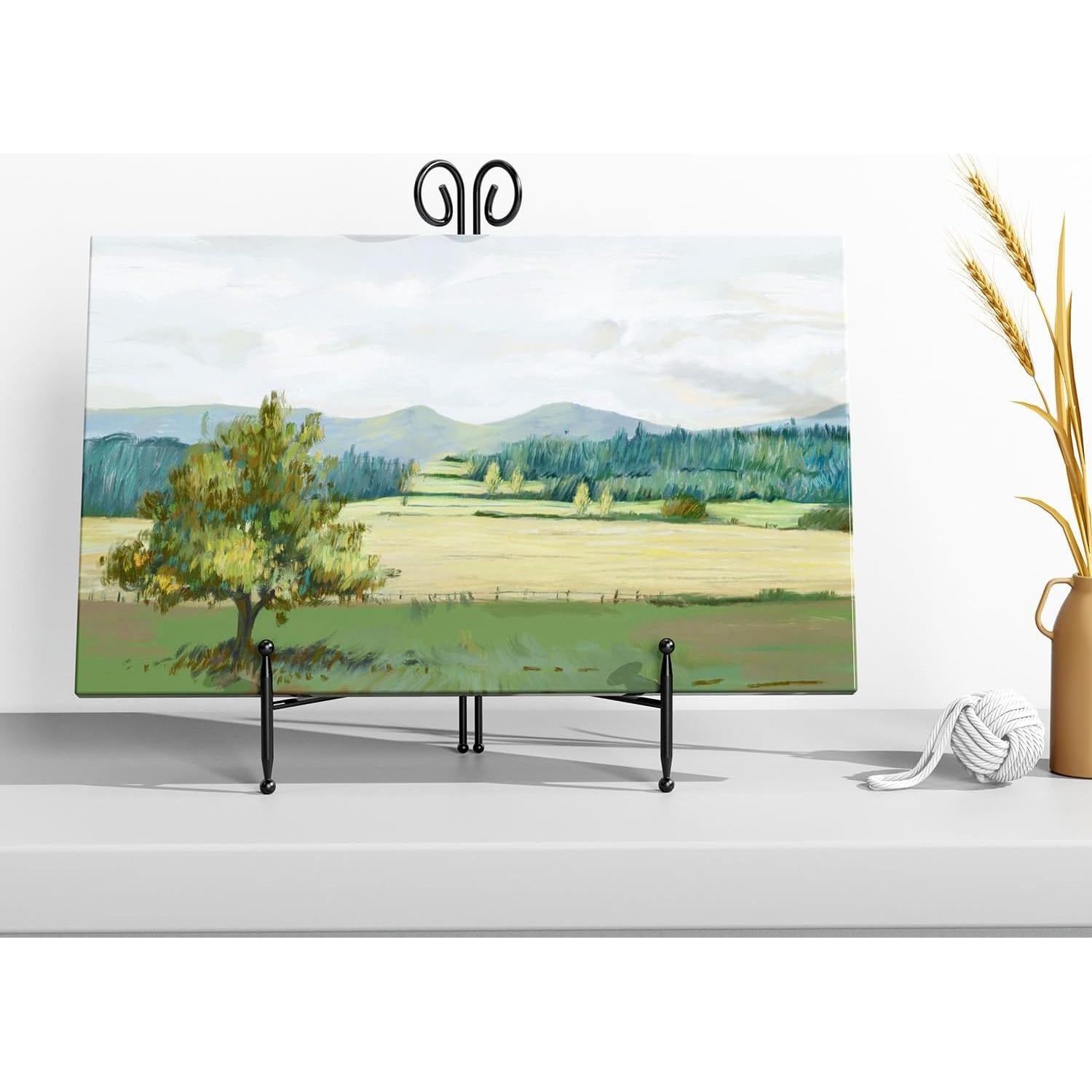 Soporte de Exhibición SVENJBB de Hierro Negro 15 cm Plegable