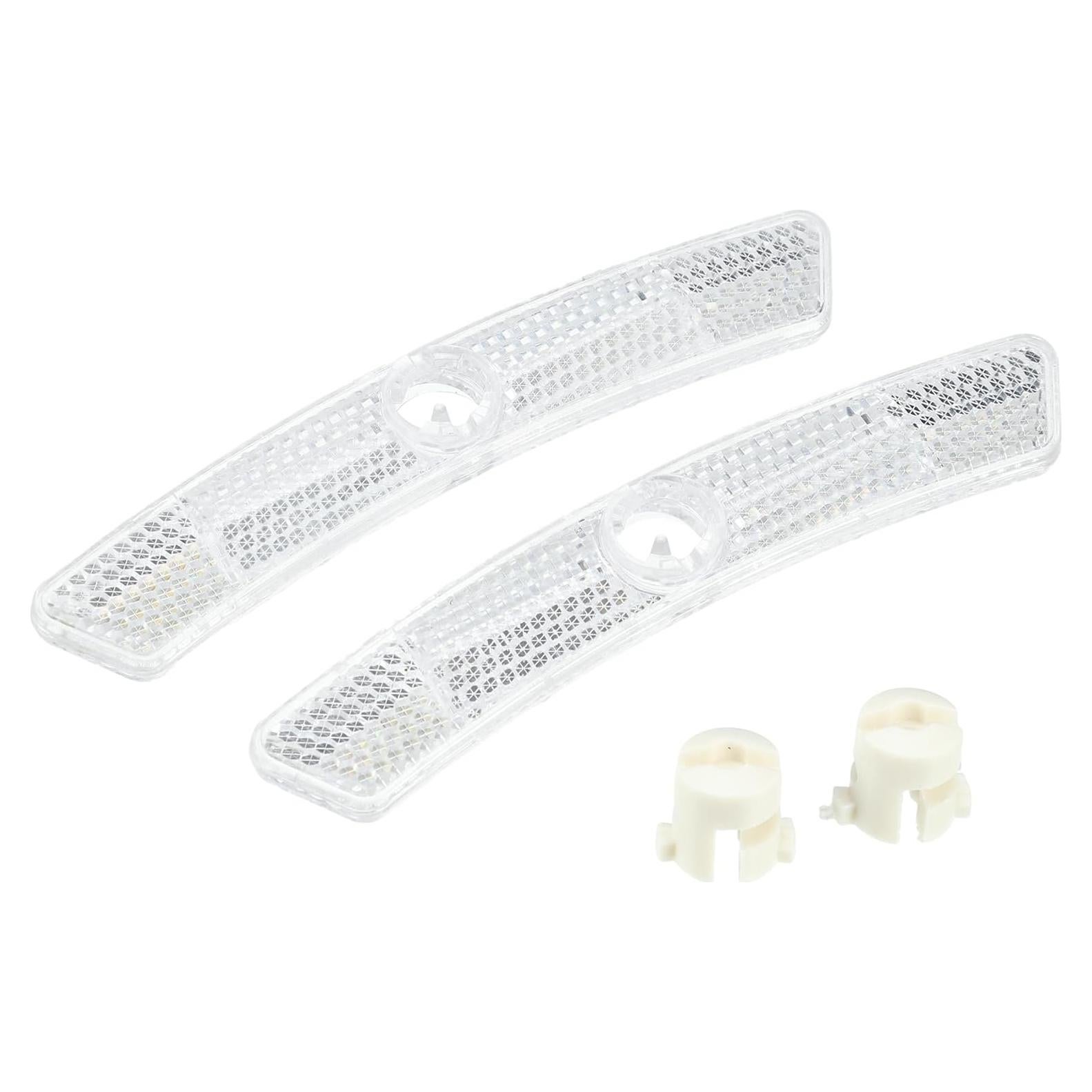 Reflectores de Bicicleta X AUTOHAUX 12.7cm Blanco 1 Par