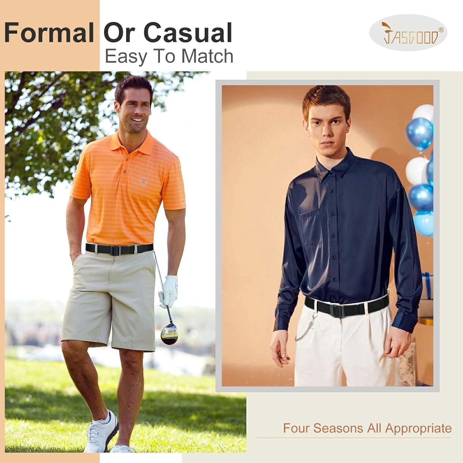 Cinturón Táctico JASGOOD de Nylon Reforzado Ajustable